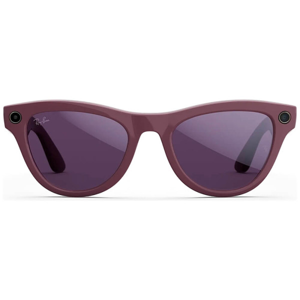 Смарт-очки Ray-Ban Meta Skyler Gen 2 St.Shiny Mystic Violet Frame/Clear to Amethyst Transit.Lens. (RW4014 6701CH 52-20)