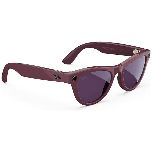Смарт-очки Ray-Ban Meta Skyler Gen 2 St.Shiny Mystic Violet Frame/Clear to Amethyst Transit.Lens. (RW4014 6701CH 52-20)