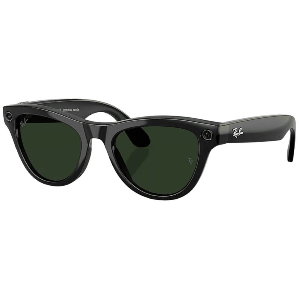Смарт-очки Ray-Ban Meta Skyler Gen 2 Standard Shiny Black Frame/Graphite Green Transit.Lenses (RW4014 601/1M 52-20)