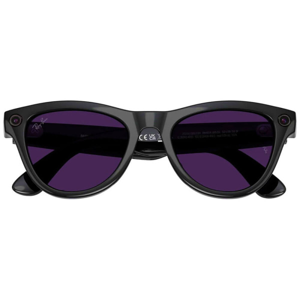 Смарт-очки Ray-Ban Meta Skyler Gen 2 St. Shiny Black Frame/Clear to Amethyst Transitions Lenses (RW4014 601/CH 52-20)