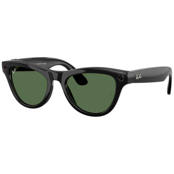 Смарт-очки Ray-Ban Meta Skyler Gen 2 Standard Shiny Black Frame/G-15 Green Lenses (RW4014 601/71 52-20)
