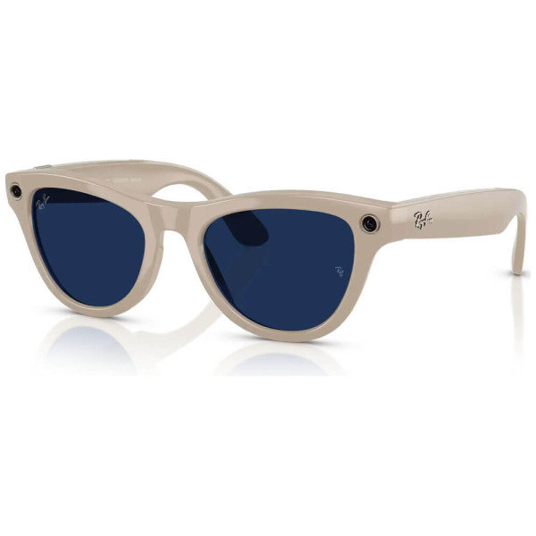 Смарт-очки Ray-Ban Meta Skyler Standard Shiny Chalky Gray/Clear Sapphire Transition (RW4010 6700MF 52-20)