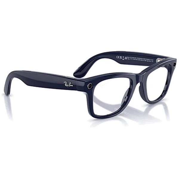 Смарт-очки Ray-Ban Meta Wayfarer Gen 2 Shiny Cosmic Blue/Clear Sapphire (RW4012 6628/MF 50-23)