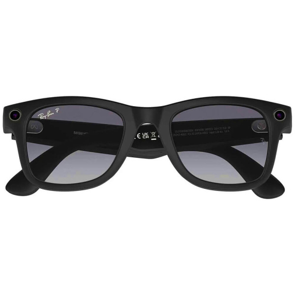 Смарт-очки Ray-Ban Meta Wayfarer Gen 2 Large Matte Black Frame/Gradient Graphite Lenses (RW4012 601ST3 53-22)