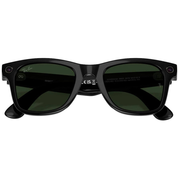Смарт-очки Ray-Ban Meta Wayfarer Gen 2 Stand.Shiny B. Frame/Clear to Graphite Green Transit.Lens (RW4012 601/1M 50-22)