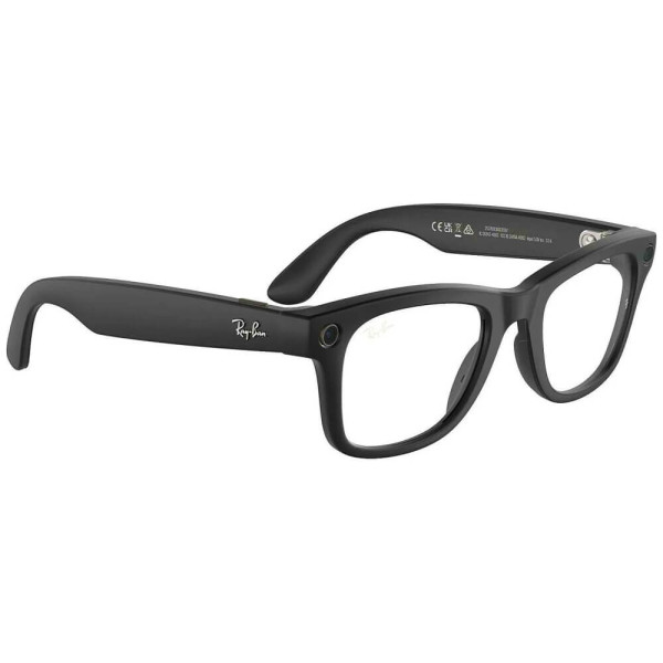 Смарт-очки Ray-Ban Meta Wayfarer Gen 2 Large Matte Black Frame/Clear Lenses (RW4012 601SSB 53-22)