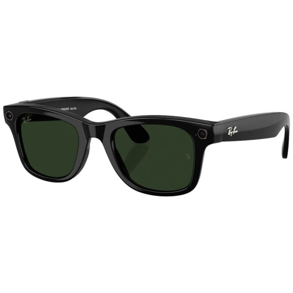 Смарт-очки Ray-Ban Meta Wayfarer Gen 2 Stand.Shiny B. Frame/Clear to Graphite Green Transit.Lens (RW4012 601/1M 50-22)