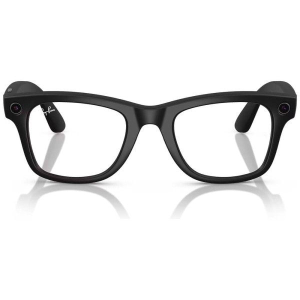 Смарт-очки Ray-Ban Meta Wayfarer Shiny Matte Black/Clear to Graphite Green Transitions (RW4006 601S1M 50-22)