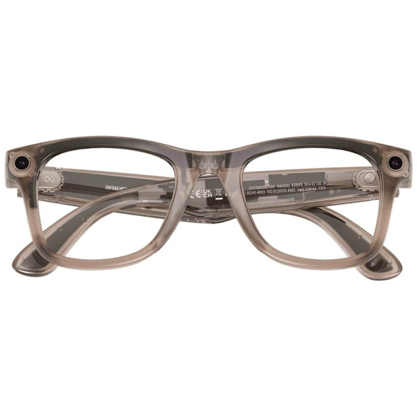 Смарт-очки Ray-Ban Meta Wayfarer Standard Clear/Watermelon Red Transitions (RW4006 6705P5 50-22)