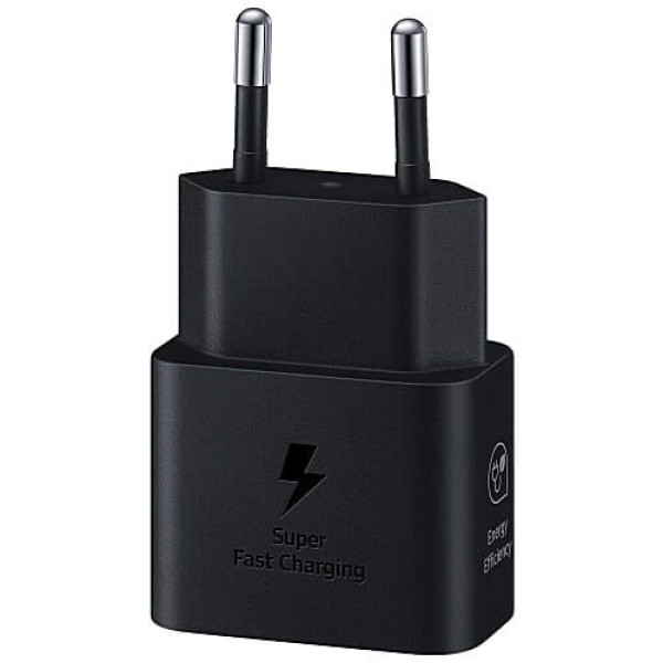Сетевое зарядное устройство Samsung 25W Power adapter Black with Type-C/Type-C (EP-T2510XBEGEU)