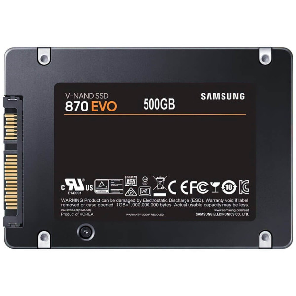 SSD-накопитель Samsung 870 EVO 500GB (MZ-77E500B)