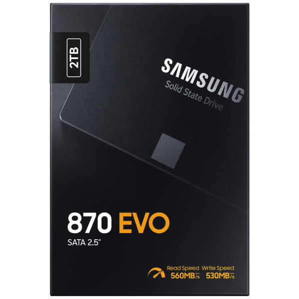 SSD-накопитель Samsung 870 EVO 2TB (MZ-77E2T0E)