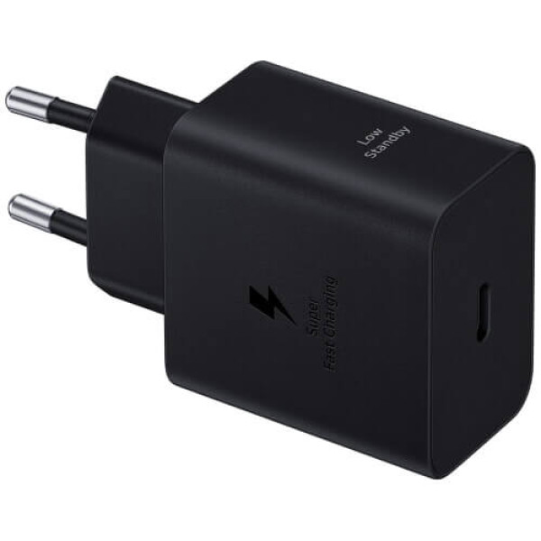 Сетевое зарядное устройство Samsung Compact Power Adapter 45W Black with Type-C/Type-C (EP-T4511XBEG)