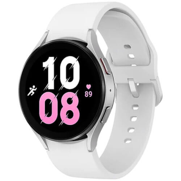 Смарт-часы Samsung Galaxy Watch 5 44mm LTE Silver with White Sport Band (SM-R915NZSA) ГАРАНТИЯ 12 мес.
