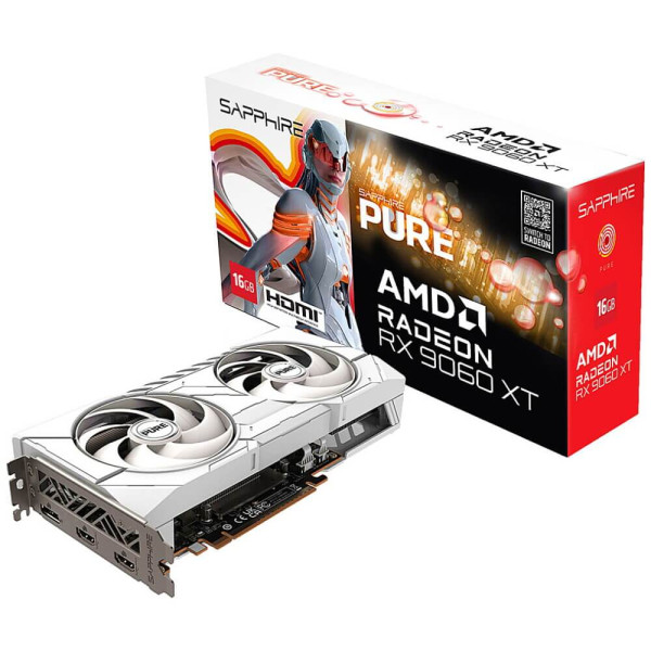 Видеокарта Sapphire Radeon RX 9060 XT PURE (11350-02G)