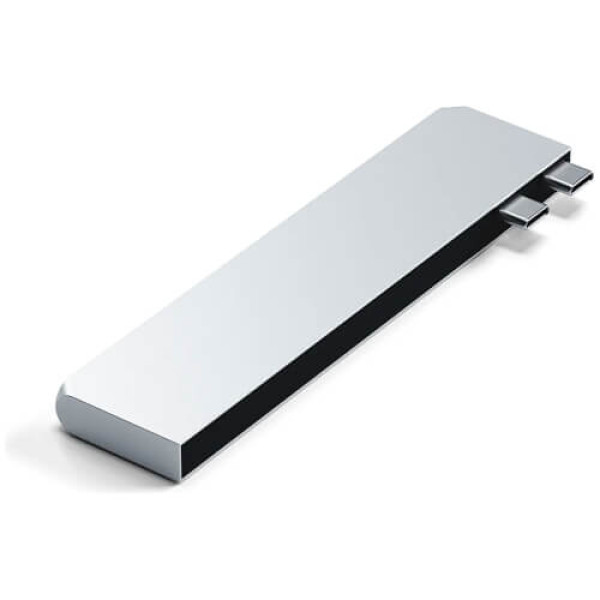 Хаб Satechi Aluminum USB-C Pro Hub Slim Adapter Silver (ST-HUCPHSS)