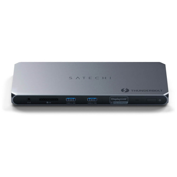 Док-станция Satechi Thunderbolt 4 Docking Station with DisplayLink Space Gray (ST-DT4MDM-EU)
