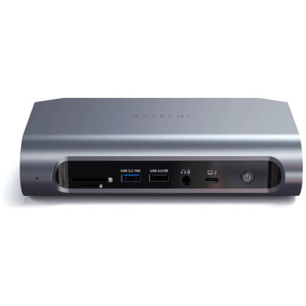 Хаб Satechi Thunderbolt 4 Multimedia Pro Space Gray (ST-DT4PMM-EU)