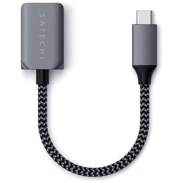 Кабель Satechi USB-C to USB 3.0 Adapter Cable Space Gray (ST-UCATCM)