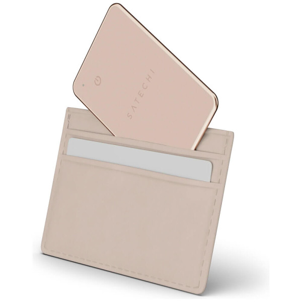 Поисковая метка Satechi Vegan Leather FindAll Card Desert Rose (ST-LFAWCR)