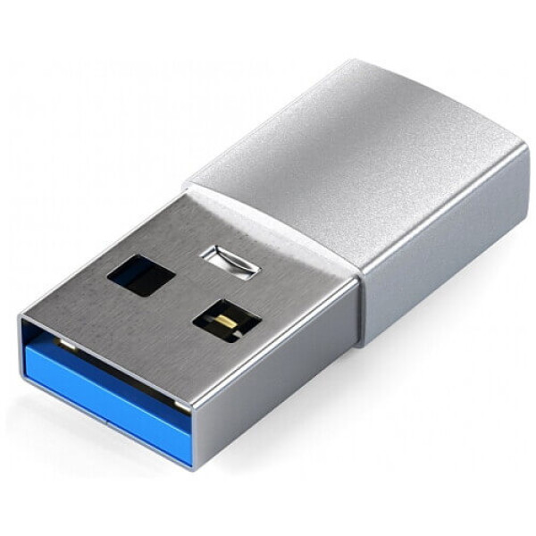 Переходник Satechi Type-A to Type-C Adapter Silver (ST-TAUCS)
