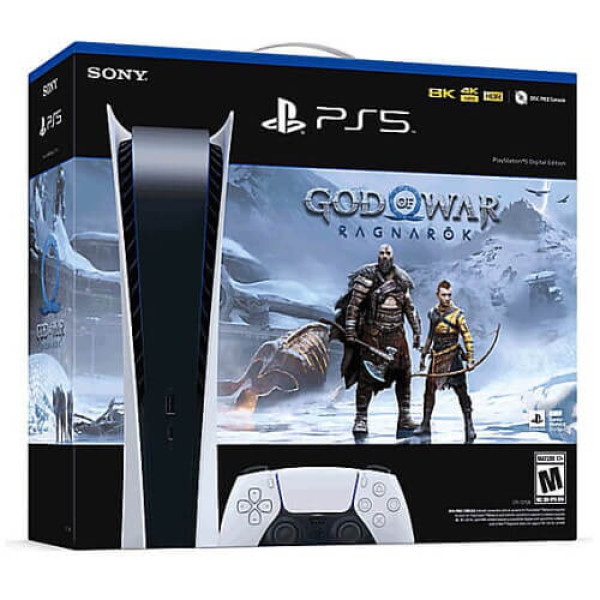 Игровая приставка Sony PlayStation 5 Digital Edition 825GB God of War Ragnarok Bundle