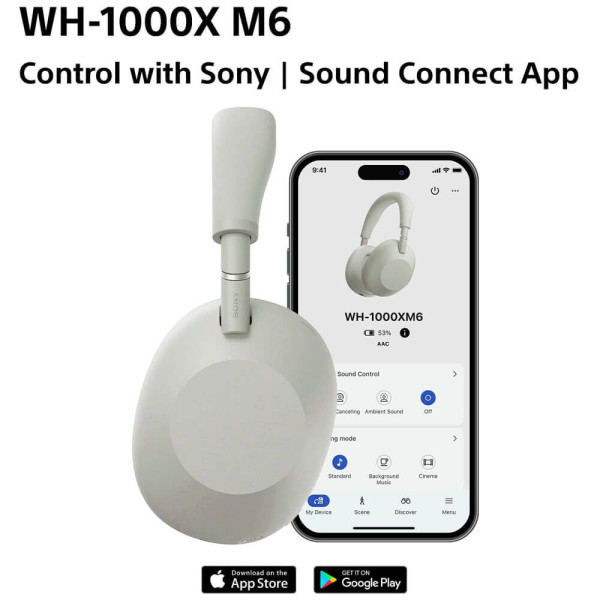 Наушники Sony WH-1000XM6 Sand Pink (WH1000XM6P.CE7)