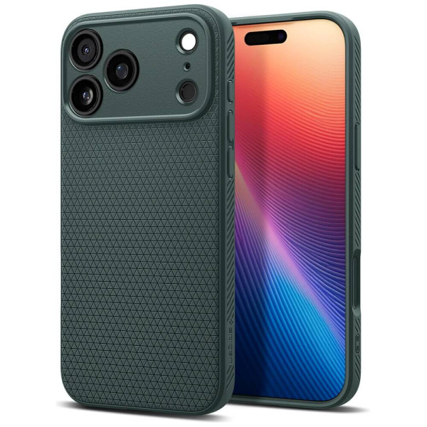 Чехол Spigen Liquid Air for iPhone 17 Pro Max Abyss Green (ACS10267)