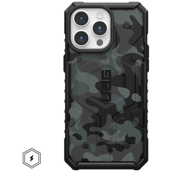 Чехол-накладка UAG for iPhone 15 Pro Pathfinder SE MagSafe Midnight Camo (114283114061)