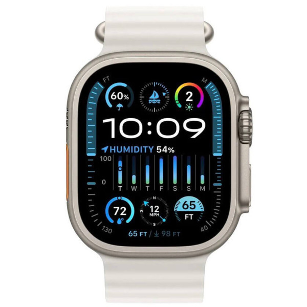 Ремешок Apple Watch 49mm Ocean Band White (MQE93)