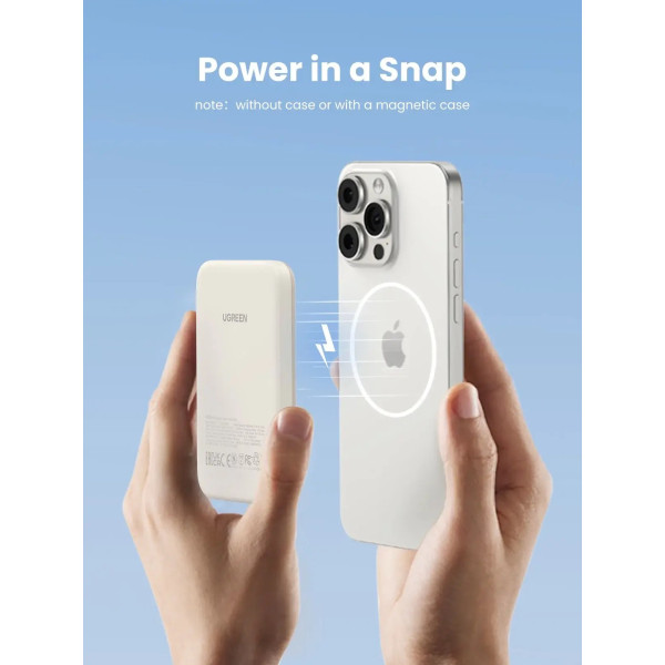 Внешний аккумулятор UGREEN 5000mAh 15W White (25207)