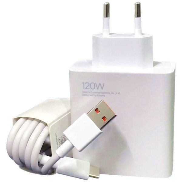 Сетевое зарядное устройство Xiaomi 120W HyperCharge White (BHR9462EU)