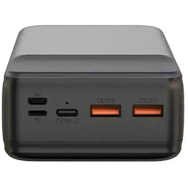 Внешний аккумулятор XO 65W 30000mAh Black (PR201)