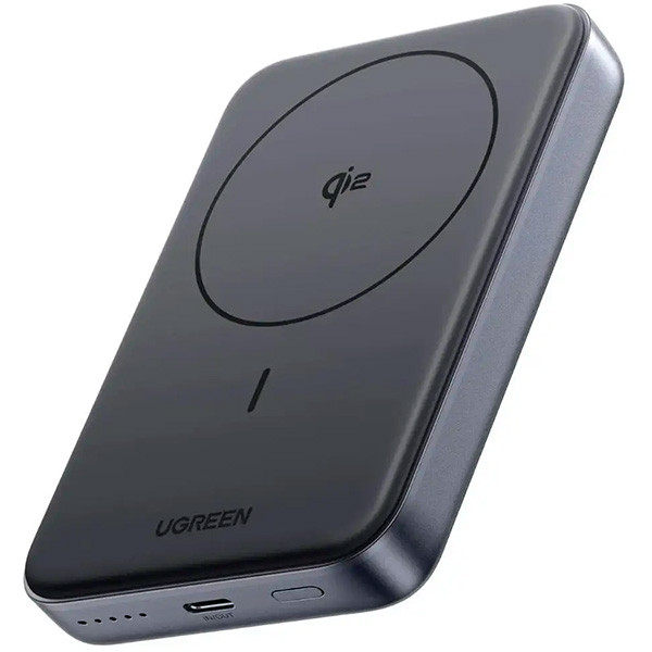 Внешний аккумулятор UGREEN 10000mAh 30W QI2 Black (45763)