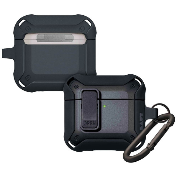 Чехол LAUT ZENTRY for AirPods 4 Black (L_AP5_ZE_BK)