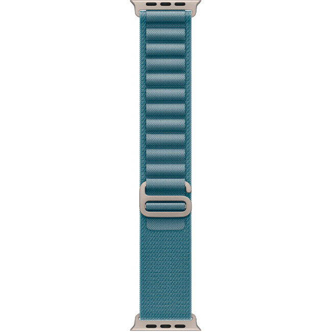 Apple Watch Ultra 3 Natural Titanium Case with Light Blue Alpine Loop Medium (MEWM4)