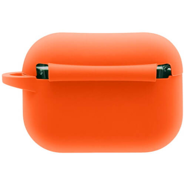 Чехол для наушников Blueo Liquid Silicone Case for Apple AirPods Pro with Carbine Papaya