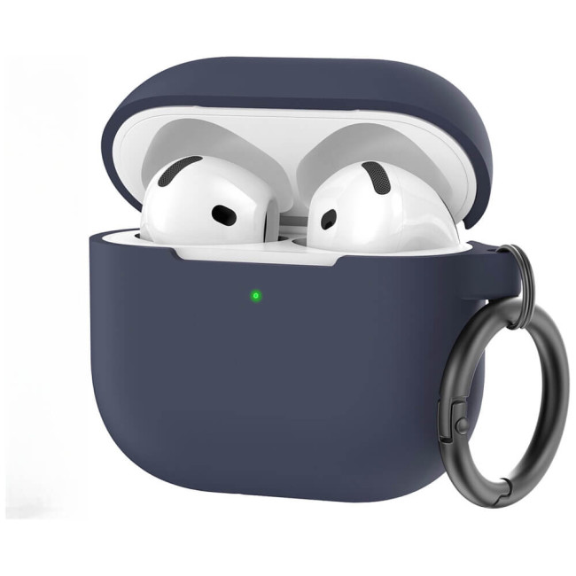Чехол AhaStyle Silicone Case for Airpods 4 Midnight Blue (CP-196-MB)