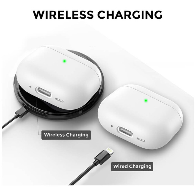 Чехол AhaStyle Ultra-Thin Silicone Case for Airpods 4 White (CP-WG172-WE)
