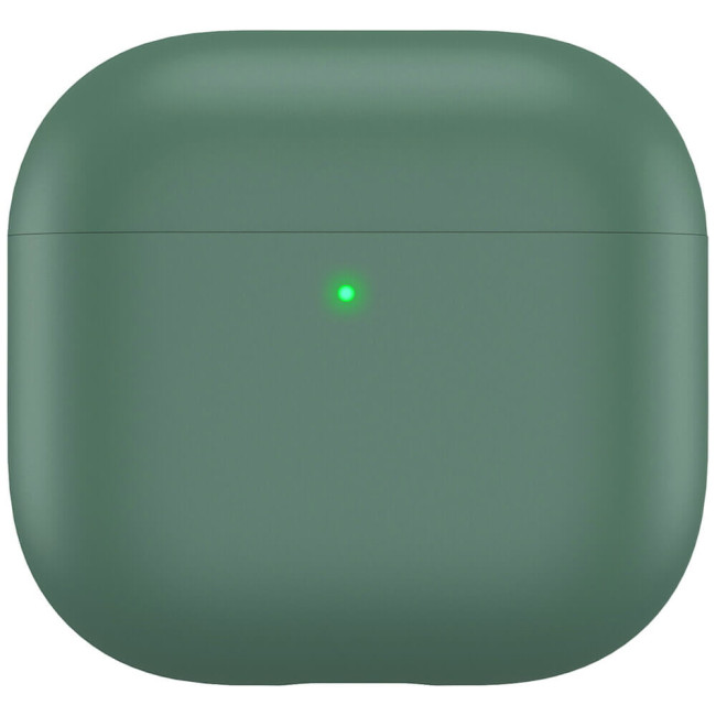Чехол AhaStyle Ultra-Thin Silicone Case for Airpods 4 Midnight Green (CP-WG172-PG)