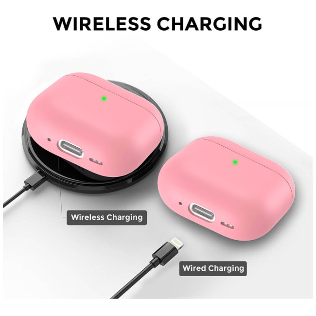 Чехол AhaStyle Ultra-Thin Silicone Case for Airpods 4 Pink (CP-WG172-PK)
