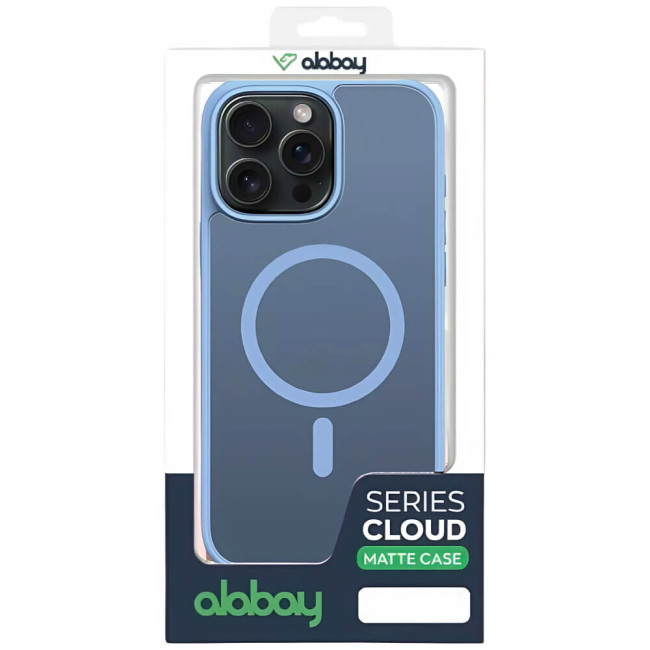 Чехол-накладка Alabay for iPhone 15 Pro Cloud Matte Series Light Blue