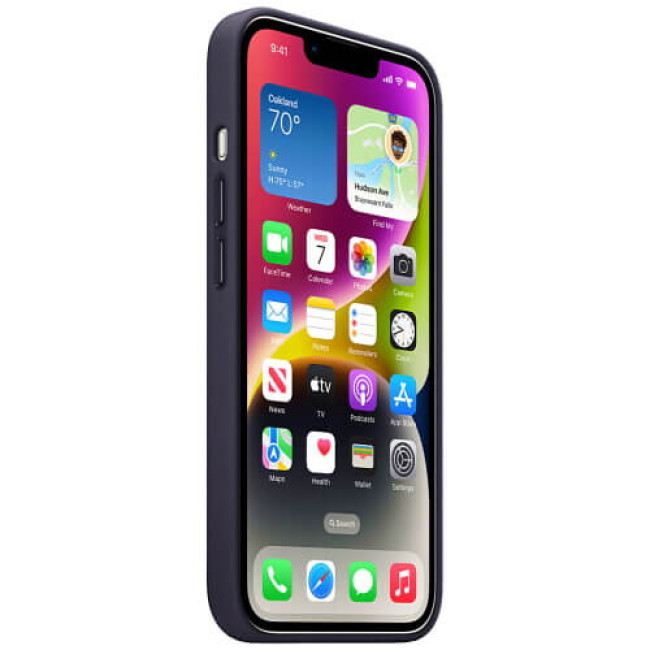 Чехол-накладка Apple iPhone 14 Plus Leather Case with MagSafe Ink (MPPC3)