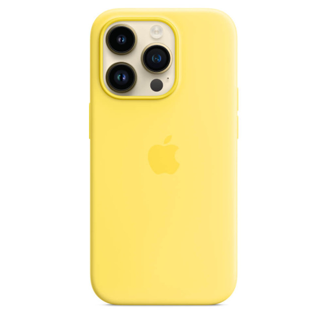 Чехол-накладка Apple iPhone 14 Pro Silicone Case with MagSafe Canary Yellow (MQUG3)