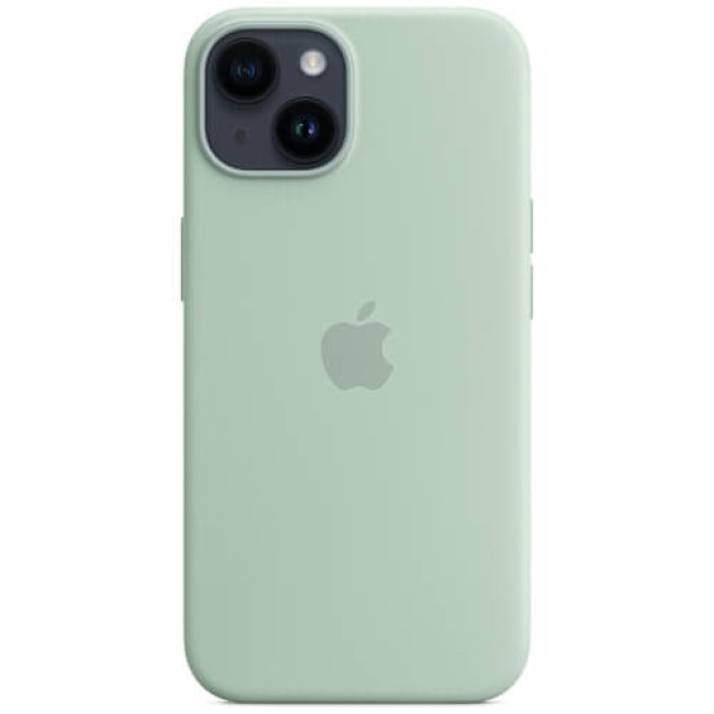 Чехол-накладка Apple iPhone 14 Silicone Case with MagSafe Succulent (MPT13)