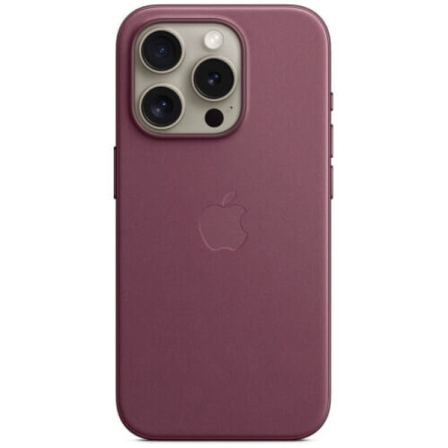Чехол-накладка Apple iPhone 15 Pro Max FineWoven Case with MagSafe Mulberry (MT4X3)