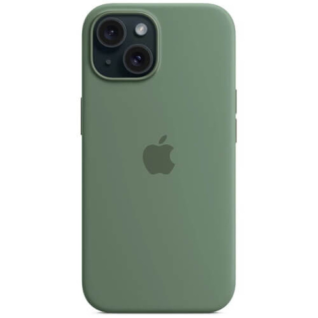 Чехол-накладка Apple iPhone 15 Silicone Case with MagSafe Cypress (MT0X3)