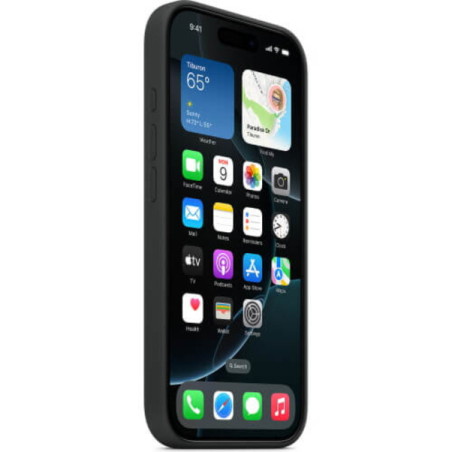 Чехол-накладка Apple iPhone 16 Pro Max Silicone Case with MagSafe Black (MYYT3)