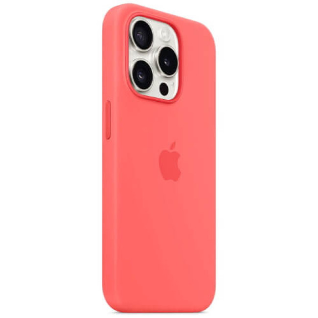 Чехол-накладка Apple iPhone 15 Pro Silicone Case with MagSafe Guava (MT1G3)