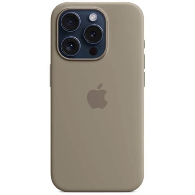 Чехол-накладка Apple iPhone 15 Pro Max Silicone Case with MagSafe Clay (MT1Q3)
